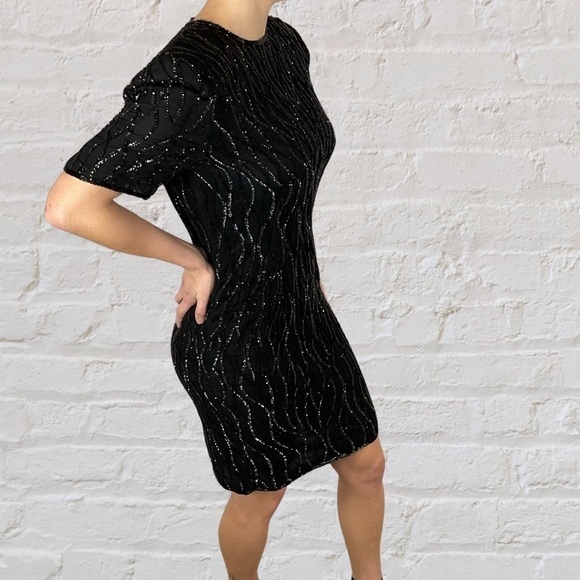 Stenay vintage 100% silk sequin dress, fantastic condition - Picture 5 of 6